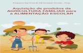 Aquisição de produtos da AGRICULTURA FAMILIAR para a ... filePrograma Nacional de Alimentação Escolar – Pnae ... pelo Fundo Nacional de Desenvolvimento da ... da agricultura