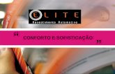CONFORTO E SOFISTICAÇÃO - elitebancosemcouro.com.br · Com os melhores equipamentos à disposição, a capacidade de produção da Elite apresenta máxima qualidade nas três principais