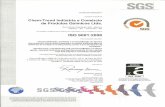  · Certificado BR02/0611 O sistema de gestão de Chem-Trend Indústria e Comércio de Produtos Químicos Ltda. Rua Antonio Felamingo, 529 - Macuco