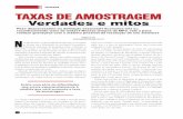 TAXAS DE AMOSTRAGEM - backstage.com.brbackstage.com.br/newsite/ed_ant/materias/157/Taxas_Amostragem.pdf · que esse trabalho seja revisitado e usado para uma outra mídia. O desenvolvimento