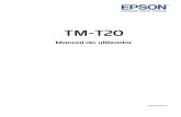 Manual do utilizadorfiles.support.epson.com/pdf/pos/tmt20_/t20uug_pt_0.pdf4 TM-T20 Manual do utilizador Português Certifique-se de que a tomada está limpa antes de introduzir o conector