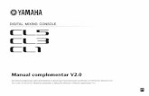 Manual complementar V2 - usa.yamaha.com · • Existe um limite para a soma de INSERT 1 e INSERT 2 para cada grupo de canais, conforme mostrado na tabela abaixo. ... (Compensação