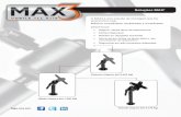 Soluções MAX - gamberjohnson.com solutions... · • Engate rápido de fácil ajuste, para posicionar o dispositivo no ângulo desejado • Faixa de movimento de todos os eixos,eixo