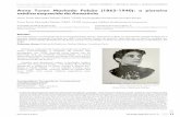 Anna Turan Machado Falcão (1862-1940): a …scielo.iec.gov.br/pdf/rpas/v3n1/v3n1a02.pdf... Medicina e Cirurgia – fundada em 18 de fevereiro de 1808; transformada em Faculdade após