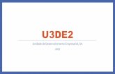 Unidade de Desenvolvimento Empresarial, SA 2017 · APRESENTAÇÃO •A U3DE2 –Unidade de Desenvolvimento Empresarial, SA é uma empresa de prestação de serviços a outras empresas.
