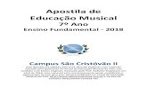 Apostila de Educação Musical - cp2.g12.br · Esta Apostila foi editada pelo Prof. Ricardo Szpilman com material retirado principalmente do Portal de Educação ... Canon de Pachelbel