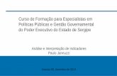 Apresentação do PowerPoint - fapese.org.br · Curso de Formação para Especialistas em Políticas Públicas e Gestão Governamental do Poder Executivo do Estado de Sergipe Aracaju