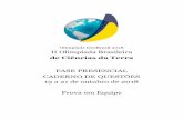 Olimpíada GeoBrasil 2018 II Olimpíada Brasileiraobgeografia.org/Prova_04.pdf · A) As marés são fenômenos de deslocamento do mar conforme a atração gravitacional exercida pelo