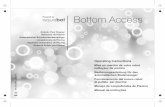 Bottom Access · Instruções de segurança ... Esteira motriz 7) Escova de limpeza 8) ... o LED de operação (5) pisca para indicar que o limpador robótico já está no modo de