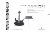 GUIA DE SOFTWAREdownloads.music-group.com/software/behringer/IAXE629/... · 2015-08-24 · USB livre para que a guitarra seja reconhecida como ... o valor de latência é aumentado