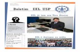 Volume 1, Edição 3 Escola de Engenharia de Lorena Boletim … · Volume 1, Edição 3 EEL já tem seu Vice Diretor EEL é destaque na mídia 18 de março de 2014 Escola de Engenharia