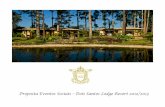 Proposta Padrão Dois Santos Lodge Resort - Casamentos · • Decoração • ... • Garçons • Limpeza do Espaço após o Casamento • Serviço de Vallet • Segurança para