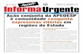 Ação conjunta da APEOESP e comunidade conquista ... · APEOESP, atendendo pleito da comunidade, protocolou no dia 16/11 um documento junto à SEE, denunciando ... -> em São Miguel