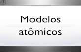 Modelos atômicos - dfnae.fis.uerj.brdfnae.fis.uerj.br/twiki/pub/DFNAE/FisicaGeral/Capitulo6_Estrutura... · O seu modelo caracteriza o átomo como uma esfera maciça, invisível,