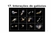 15. Interações de galáxias - Departamento de Astronomialaerte/aga295/17_interacoes_hp.pdf · massa M = 500 m. Nesse caso, ... semelhantes indicam que a distribuição radial de