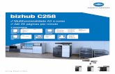 bizhub C258 - KONICA MINOLTA Portugal · Personalização do painel ... FK-514 Placa de fax Fax super G3, ... UK-211 Kit atualização Extensão de memória 2 GB para atualizações