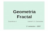Geometria Fractal - plato.if.usp.brfep0113d/data/geometria_fractal.pdfA dimensão de um fractal representa o grau de ocupação deste no espaço, e relaciona-se assim com o ... Arranjo