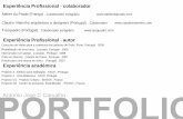 Experiência Profissional - colaborador - Ordem dos Arquitectos, … A4 Antonio Cunha Carvalho.pdf · 2010-07-13 · pintadas de branco. O escoamento das águas fazer-se-á pelas