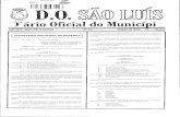 search - Prefeitura de São Luís · diario oficial an o: 2ccs numero. 12, d.o.sÃoluÍs yário oficial do municípi ano xxvi - luís, 26/06/2006 secretaria municipal de governo de