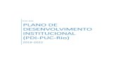 PLANO DE DESENVOLVIMENTO … Plano de Desenvolvimento Institucional (PDI) da PUC-Rio traça um retrato da universidade em termos de sua história, de suas atividades atuais e de seus