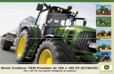 Novos tractores 7030 Premium de 165 a 180 CV (97/68/CE) · tes para conseguir as melhores prestações no campo Conforto e Controlo • Interior da cabina totalmente renovado, redese-