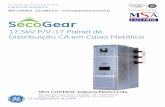 Gear - msacontrol.com.br · O painel de distribuição SecoGear P/V-17 é usado tipicamente em usinas de energia, subestação de concessionárias e é adequado para ... permanentemente