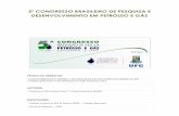 5º CONGRESSO BRASILEIRO DE PESQUISA E … · de carbono em relação ao hidrogênio. Também têm como característica: índices elevados de resíduos ... polissacarídeos formados