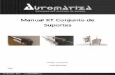 Manual KT Conjunto de Suportes - automatiza.com.brautomatiza.com.br/wp-content/uploads/2013/04/0000-1.0-KTs.pdf · Exemplos de Fixação KT440 ... fechadura FS200, 1 parafuso Phillips