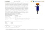 Medidor de Vazão CT-TI-00265 Tipo Turbina de Inserção ... · a velocidade de rotação do rotor, informando-a ao módulo eletrônico para medidor de vazão o qual indica a vazão