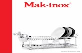 Catálogo de Produtos 2016 - MAK-INOX · Caixa master: 02 unidades Dimensões: A: 30cm x C: 31cm x L: 28cm ... Porta Frios Duplo Referência: 08.13 Caixa litografada Caixa master: