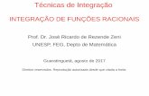 Prof. Dr. José Ricardo de Rezende Zeni UNESP, FEG, Depto ... · se r é raiz dupla (m = 2) ... está associado a um fator quadrático x^2 + bx + c do polinômio do qual elas são