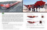 J-1480 - terex.comweb/@mpe/...máquina é ideal para aplicações de larga escala em pedreiras, mineração, minério de ferro de superfície, demolições e reciclagem, onde o rendimento