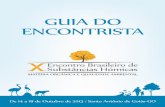 GUIA DO ENCONTRISTA - Embrapa Arroz e … 1 ApresentAção O Encontro Brasileiro de Substâncias Húmicas (EBSH) é um evento bienal, pro-movido pelo Grupo Brasileiro da Sociedade