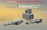 Válvulas e combinações de válvulas para - hydac.com · Construção resistente à vibrações ... em empilhadeiras ... Em aplicações de abaixamento faixa de vazão usual até