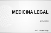 MEDICINA LEGAL - qcon-assets-production.s3.amazonaws.com fileGenival Veloso de França Conceitos Ciência •Sistematizada •Método científico Arte •Qualidades instintivas Técnica