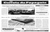 ANO XXV - Nº 1163- R$ 2,00 Estudantes de São Lourenço ... · Pág 2 :: Correio do Papagaio Quinta-Feira, 21 de Junho de 2018 Geral..... O Jornal Correio do Papagaio é ...