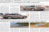 PRÉ-LANÇAMENTO C4 Aircross: a revolução do SUV compacto · C4 Aircross: a revolução do SUV compacto Rumo ao campeonato brasileiro em Sete Lagoas A Citroën prepara para o meio