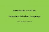 Introdução ao HTML Hypertext Markup Languagericardo.aramos/disciplinas/InfAplicZoo_2010_1... · Tags  ...  ou  São comandos que são inseridos