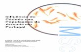 Influência do Cádmio em Populações de Artémia em Portugal · 11FCUP Influência do Cádmio em Populações de Artemia em Portugal Índice de figuras e tabelas Figura 1 – Artemia