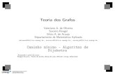 Teoria dos Grafos - ibilce.unesp.br · Introduçao Caminho Mínimo em Grafos Teoria dos Grafos (Antunes Rangel&Araujo) – 3 Considere a rede: s t a b d c 9 15 4 2 2 3 35 16 6 5 7