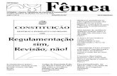 sim, Revi o, não! - cfemea.org.br · IMPRESSO CFEMEA -Centro Feminista de Estudos e Assessoria Projeto Direitos da Mulher na Lei e na Vida ANO li N2 9 BRASÍLIA-DF ,,., CONSTITUIÇAO