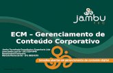 ECM – Gerenciamento de Conteúdo Corporativo fileECM – Gerenciamento de Conteúdo Corporativo Soluções abertas em gerenciamento de conteúdo digital Jambu Tecnologia Consultoria