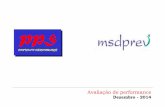 PPS - msdprev.com.br · PPS - Portfolio Performance Risco Ativo e Retorno Acumulado - janeiro de 2014 a dezembro de 2014 MSD PREV - RENDA FIXA INDICES - MODERADO Ret. Acum