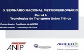 Painel 6 Tecnologias de Transporte Sobre Trilhosfiles-server.antp.org.br/_5dotSystem/download/dcmDocument/2014/03/19/... · X SEMINÁRIO NACIONAL METROFERROVIÁRIO Painel 6 Tecnologias