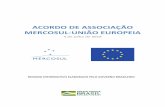 ACORDO DE ASSOCIAÇÃO MERCOSUL-UNIÃO EUROPEIA 3 … · 1 ESCOPO O Acordo de Associação entre MERCOSUL e União Europeia inclui três pilares: diálogo político, cooperação