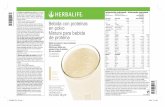 Bebida con proteínas en polvo Mistura para bebida de proteína · INGREDIENTES: Proteina isolada de soja (47 %), maltodextrina, caseinato de cálcio (leite), natas (óleo de girassol,