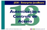 Autenticação e Controle de Acesso - argonavis.com.br · 6 Configuração do JBoss Para utilizar os domínios de segurança do JBoss é preciso realizar configurações no servidor