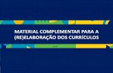 MATERIAL COMPLEMENTAR PARA A (RE)ELABORAÇÃO …basenacionalcomum.mec.gov.br/images/implementacao/1._Material... · educação escolar no (ii) Perfil de alunos que se pretende formar