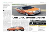Um JAC aventureiro - thiagolasco.files.wordpress.com · de modelos aventureiros da marca, que conta também com os maiores T5 e T6, o T40 tem motor 1.5 16V flexível, que gera até