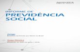 INFORME DE PREVIDÊNCIA SOCIAL - sa.previdencia.gov.brsa.previdencia.gov.br/site/2019/01/Informe-de-Previdencia-Agosto-de-2018.pdf · O Informe de Previdência Social é uma publicação